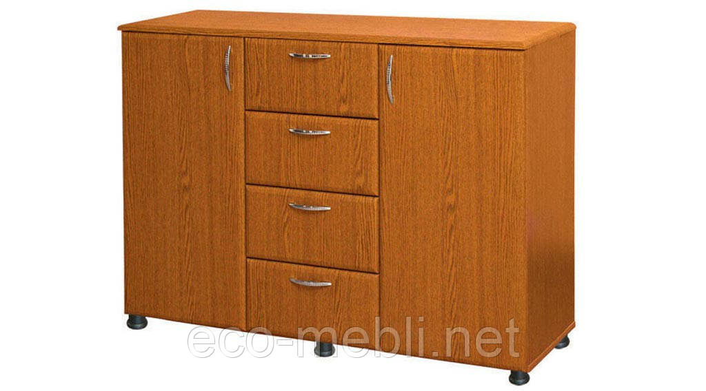 Комод К-4+2 (МДФ) в вітальню.спальню Пехотін, фото 1