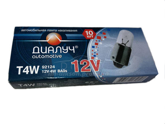 Лампочка Диалуч 24V 4W BA9S T4W, фото 1