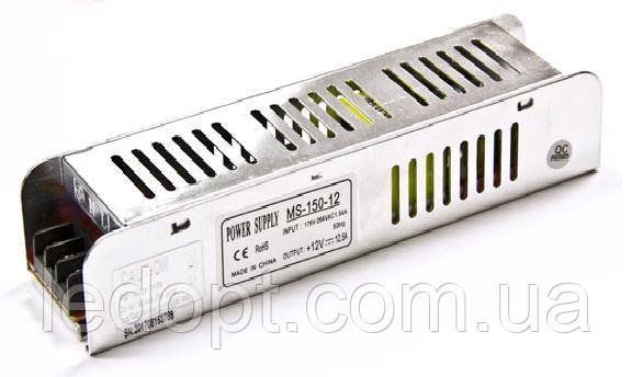 Блок живлення 150W для LED 12V стрічки 12,5 А M-150-12