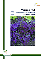 Насіння салату Мізуна червона 0,5 г Імперія насіння