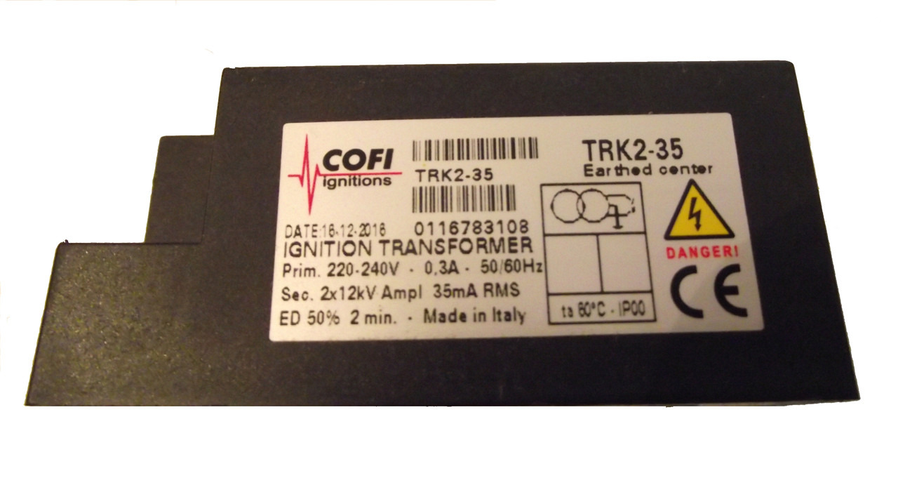 Трансформатор запалювання для універсального пальника KG/UB20 — KG/UB200