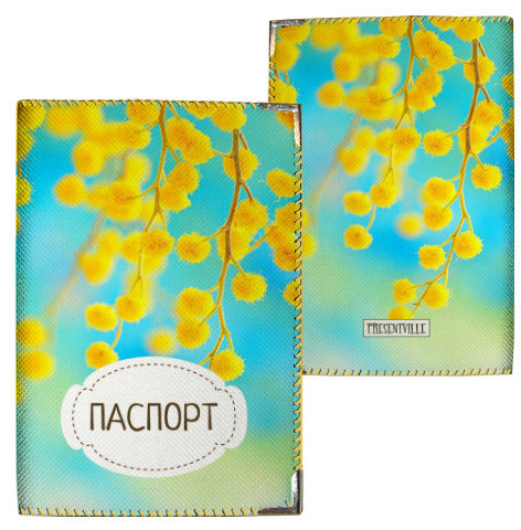 Обкладинка на паспорт Spring (тканина), фото 1