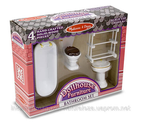 Меблі для будиночка Ванна кімната ТМ Melissa&Doug, фото 1