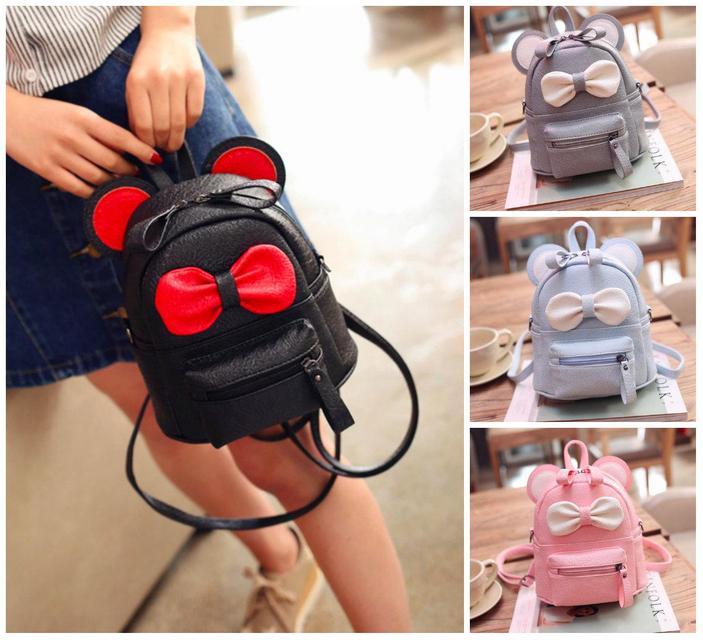 Рюкзаки Міні Маус з вушками та ніжним бантиком