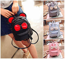 Рюкзаки Міні Маус з вушками і ніжним бантиком, фото 3