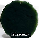 Кулон Підвіска Амулет із натурального нефриту Будда, що сміється, фото 2