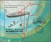 Монголія 1981 - дерижабли - блок - MNH XF T-277 Монголія 1981 - дерижабли - блок - MNH XF