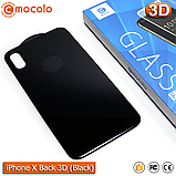 Захисне скло на задню панель Mocolo iPhone X (Black) 3D, фото 2