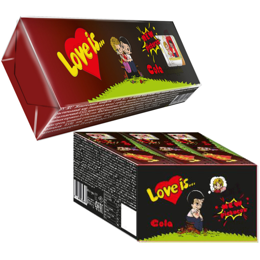 Love Is — жувальні цукерки кола (12 шт.)