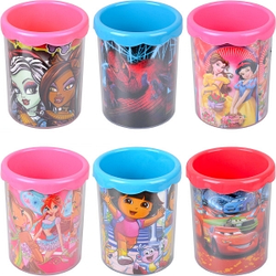 Підставка для ручок пластикова "Губка Боб/Людина-павук/тачки/принцеси"