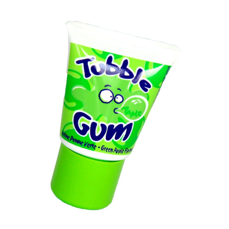Жидкая жвачка Tubble Gum Green Apple Lutti со вкусом зеленого яблока в ...