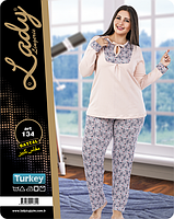 Комплект трикотажный женский (пижама) Турция, батал