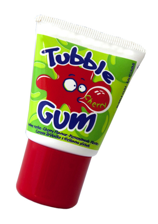 Рідка жуйка Tubble Gum Cherry Lutti зі смаком вишні в тюбику