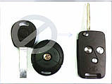 Викидний ключ MG 3 кнопки Для об'єднання ключа та брелока Лезо HU92, фото 2