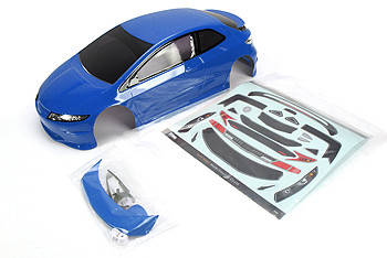 Team Magic E4D TPR Pre-painted Body Shell Blue, фото 1