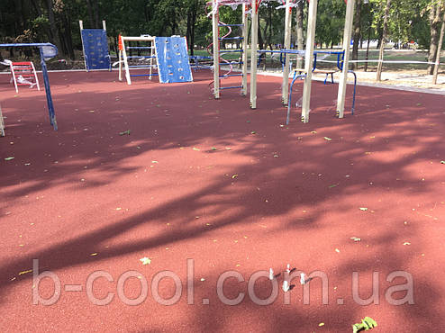 Травмобезпечне покриття з гумової крихти, фото 1