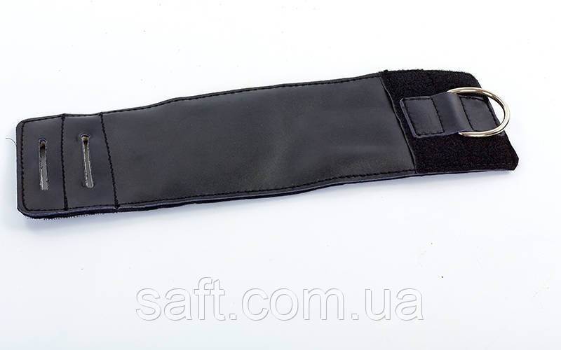 Манжет (ремень) для силовой тяги на голень и запястье Ankle Strap (PVC, металл,р-р 36х10,5см) - фото 1 - id-p623763588