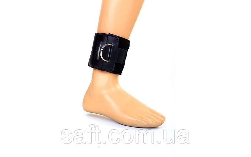 Манжет (ремень) для силовой тяги на голень и запястье Ankle Strap (PVC, металл,р-р 36х10,5см) - фото 5 - id-p623763588