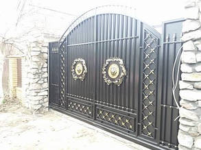 Ковані ворота Білогородка, фото 2