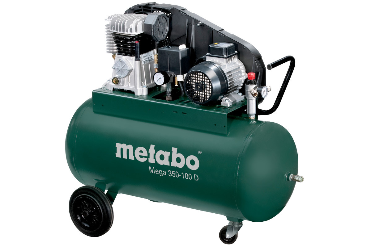 Компресор ремінний Metabo Mega 350-100 D (380) Безкоштовна доставка по Україні!