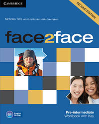 Face2face 2nd Edition Pre-Intermediate WB + key