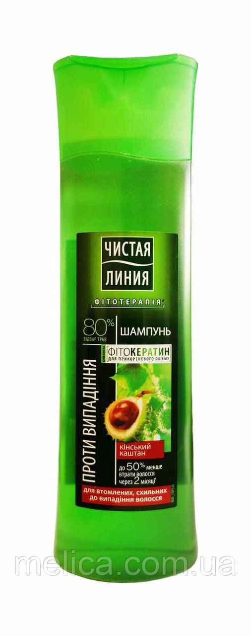 Шампунь Чиста лінія Проти випадіння Кінський Каштан - 400 мл.