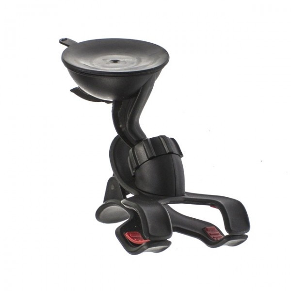 Автотримач для телефона, навігатора, присосок на скло подвійна лапа, фото 1