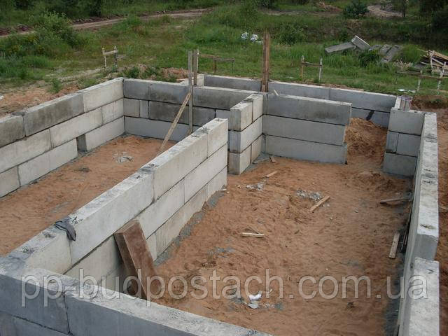 Як побудувати блочний фундамент своїми руками Як побудувати блочний фундамент своїми руками
