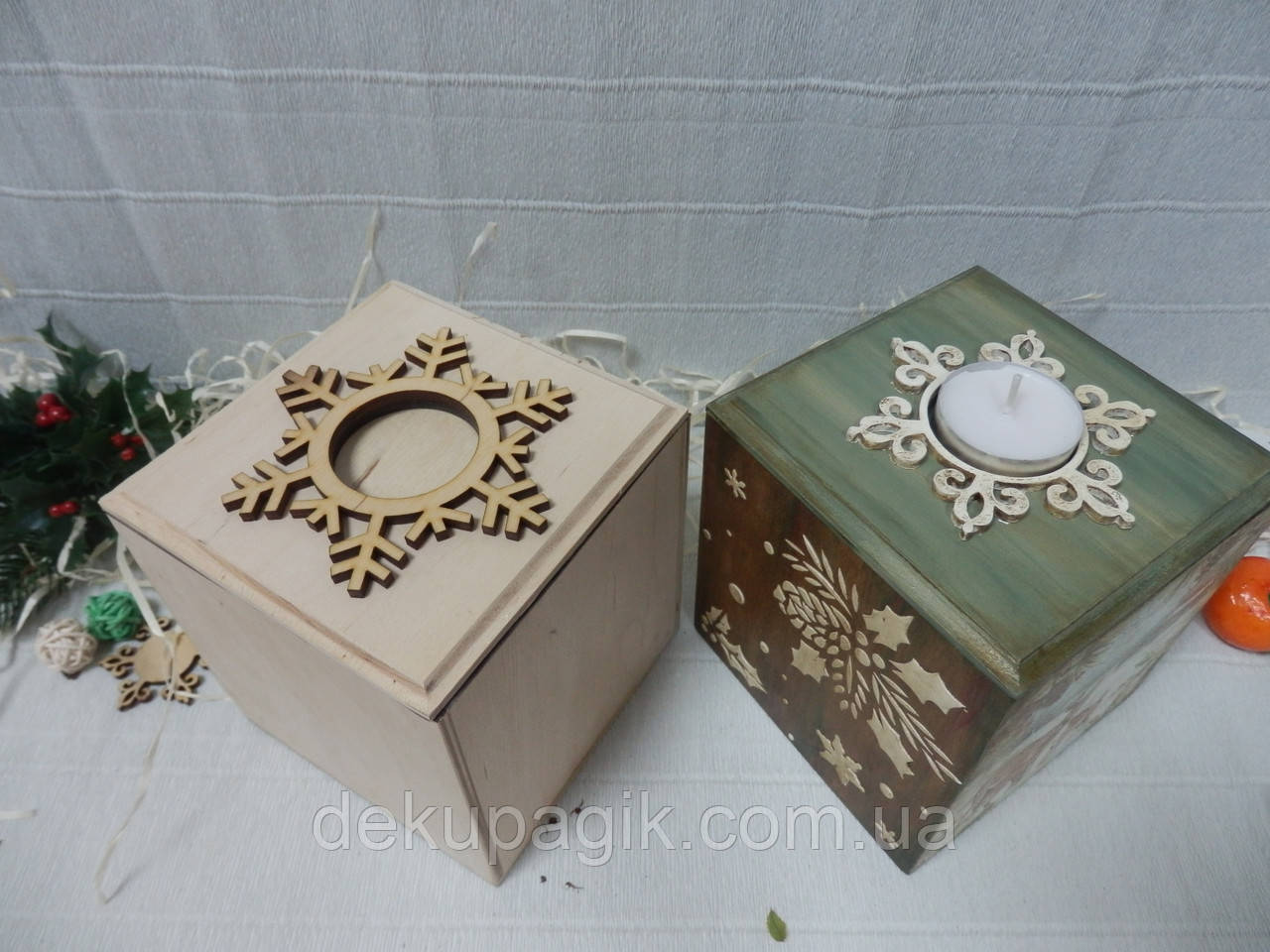 Сніжинка (№1), для короба-підсвічника., фото 1