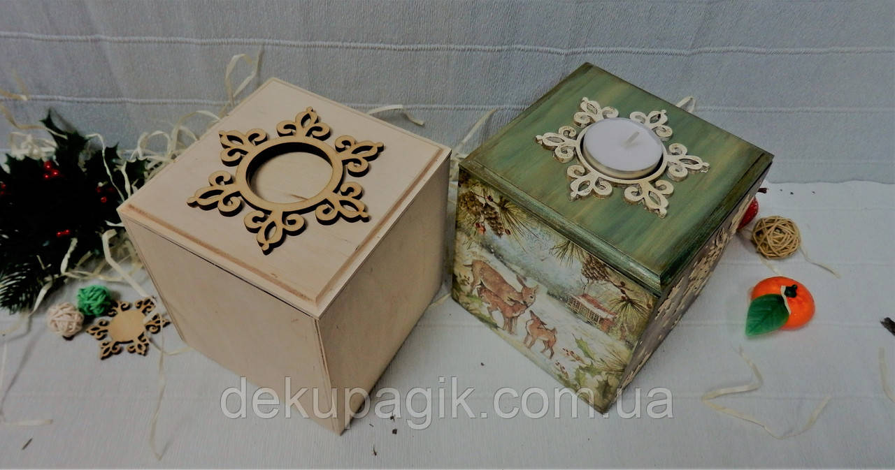 Сніжинка (№2), для короба-підсвічника., фото 1