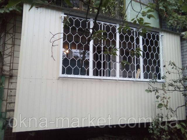 Обшивка балконів профнастилом в Київ на пр. Лісовому 24 Обшивка балконів профнастилом Київ пр. Лісовий 24