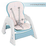 Стільчик для годування El Camino PRISMA Блакитний (M 2429-12), фото 3