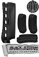 Combat stock butt pad blackstorm Гумовий потиличник на приклад АК