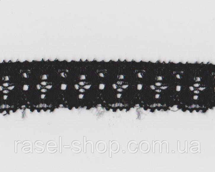Мереживо No 2049 чорне 1,5 см, фото 1