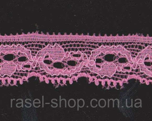 Мереживо No 2066-15 рожеве 1,7 см, фото 1