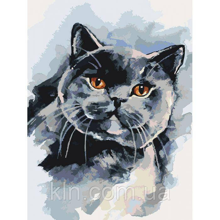 Картина за номерами без коробки Ідейка Домашній улюбленець 30 х 40 см (арт. KHO4035), фото 1