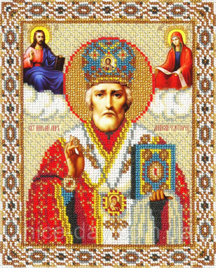 Алмазна вишивка мозаїка "Святий Микола Чудотворець"