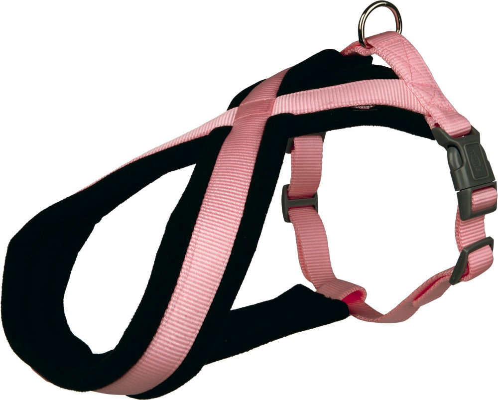 Шлея-петля М 45-70 см Преміум Софт рожева Trixie для собак