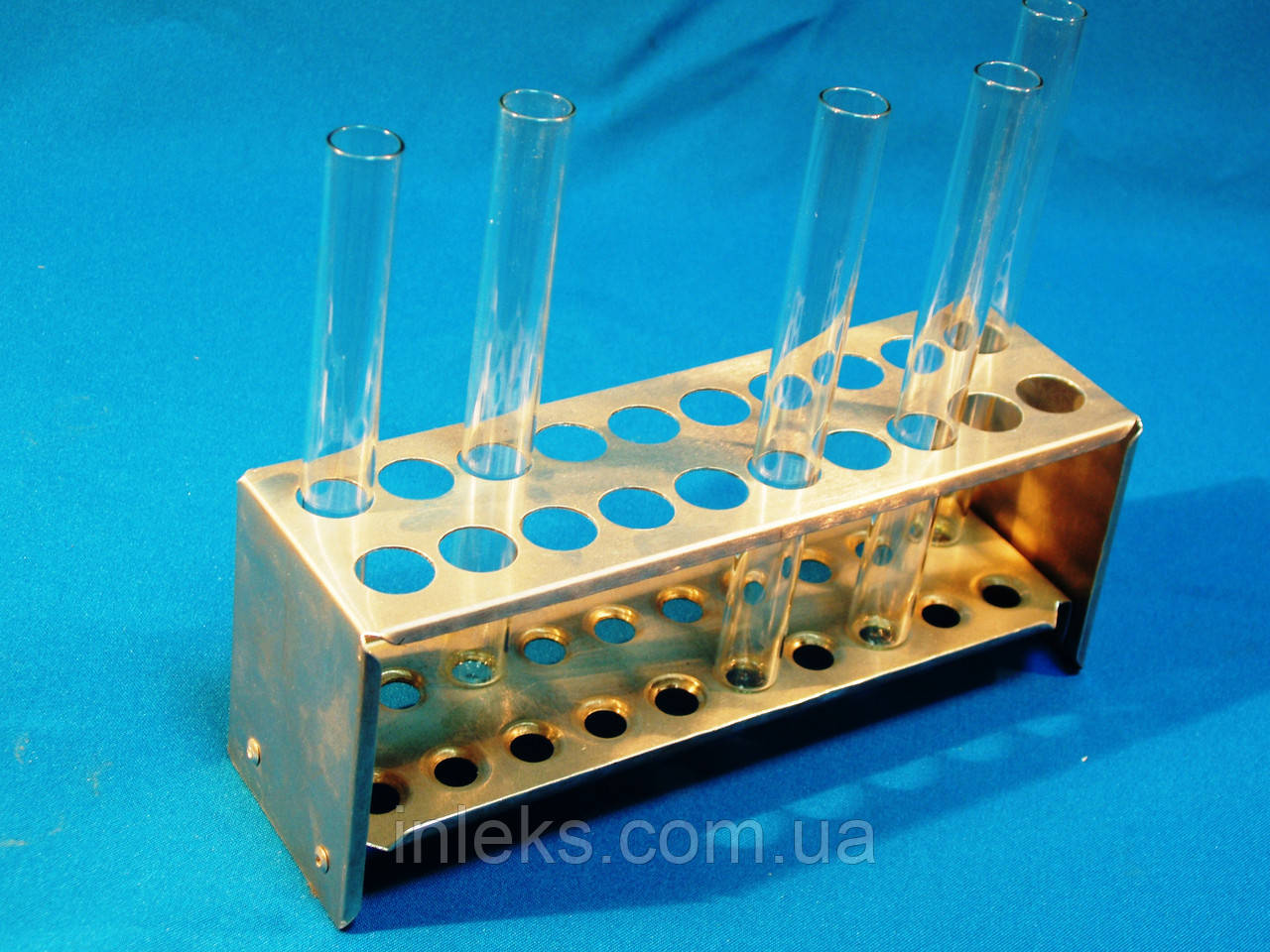 Штатив для пробирок металлический на 20 гнёзд - купить по лучшей цене в ...