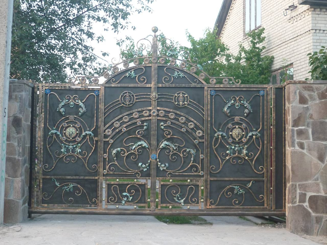 Ворота кованые Сіріус, Сіріус плюс  (Сириус)