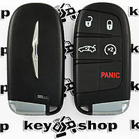 Оригинальный смарт ключ для Chrysler (Крайслер) 4 кнопки + 1, чип ID46 (PCF7945 / 53), 433 MHz
