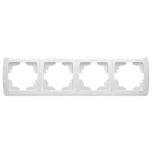 Четверта горизонтальна рамка VIKO Carmen біла — 90571104
