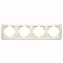 Четверта горизонтальна рамка VIKO Carmen крем