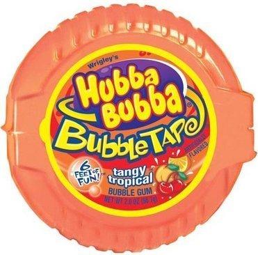 Жевательная резинка Hubba Bubba Tape Tropical Хубба-Бубба тропический вкус - фото 1 - id-p624034315