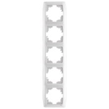 П'ятерна вертикальна рамка VIKO Carmen біла