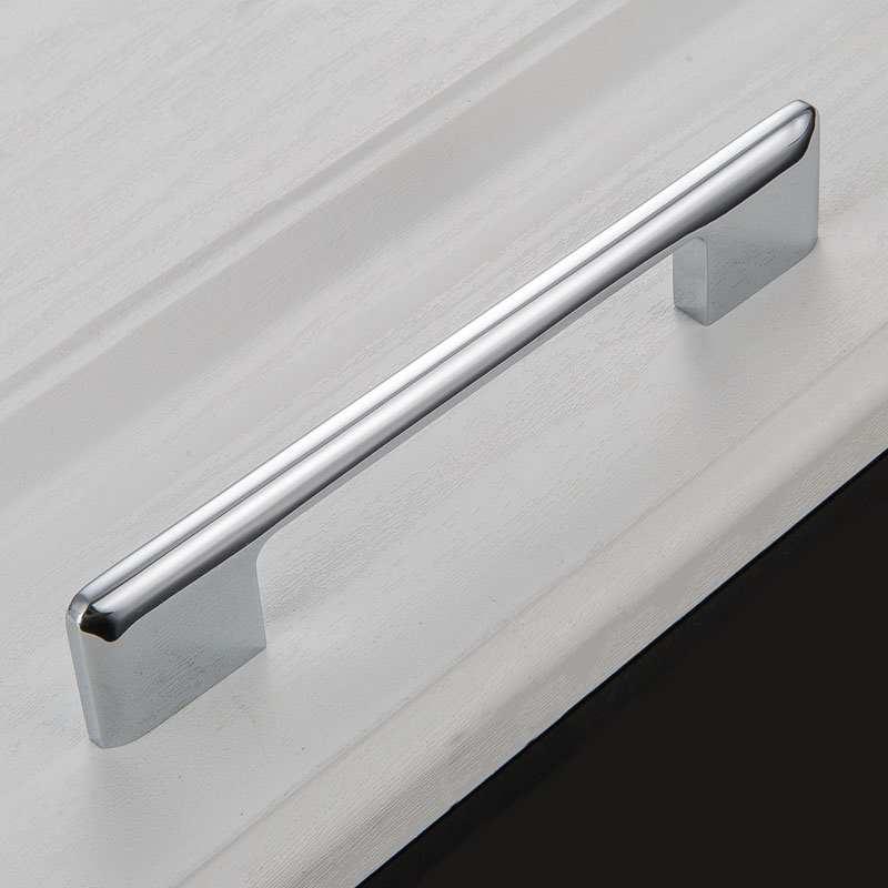 Ручка скоба модерн RT-MDB77-128 Chrome, хром глянсовий 128 мм