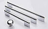 Ручка скоба модерн RT-MDB77-128 Chrome, хром глянсовий 128 мм, фото 5
