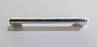 Ручка скоба модерн з чорною вставкою SIR2170-168ZN1A3, хром глянцевий, 128/160 мм, фото 3