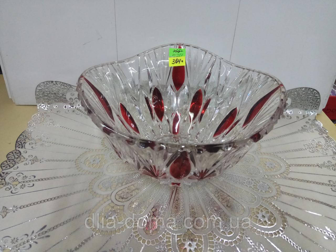 Фруктовниця скло маки, фото 1