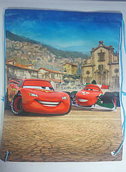 Рюкзак для змінного взуття на затяжці "Тачки"